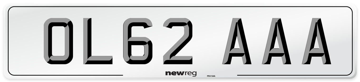 OL62 AAA Number Plate from New Reg